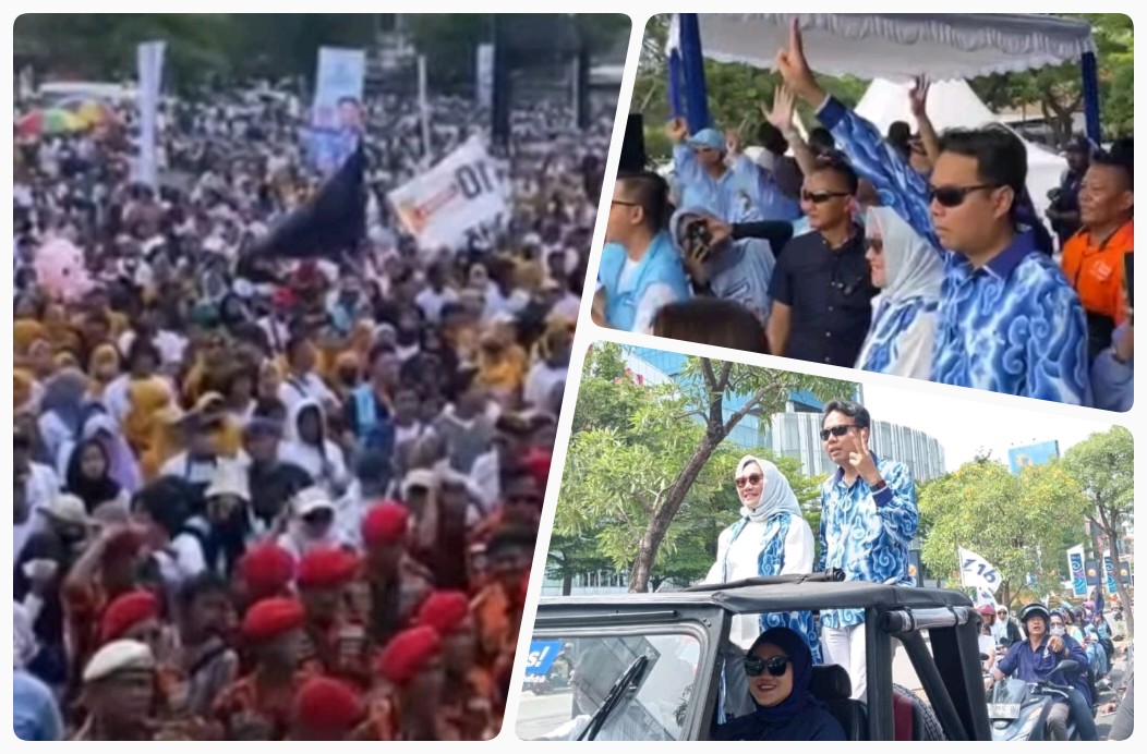 Ribuan Masyarakat Padati Kampanye Akbar Eti - Suhendrik, HSG: Cukup KTP untuk Akses Kebutuhan Pendidikan hingga Kesehatan